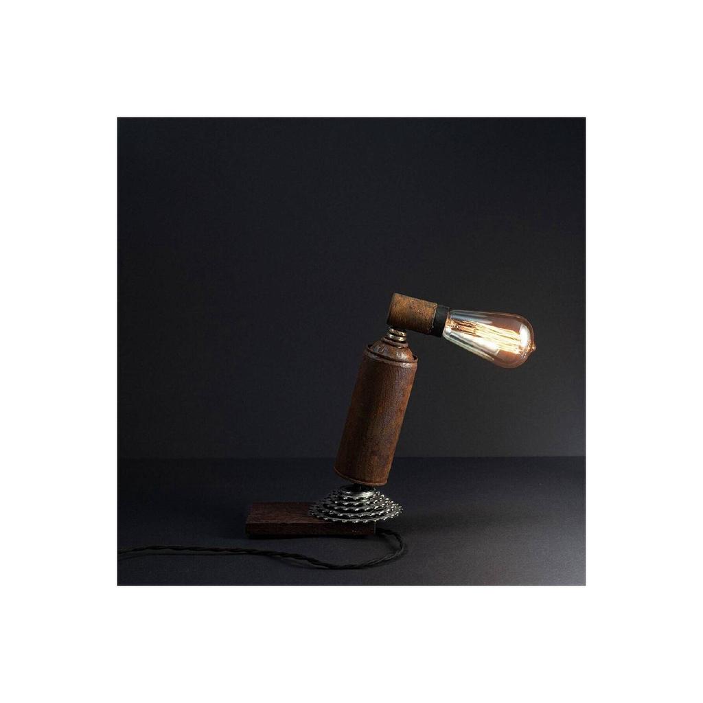 Vintage Retro -style Metal Table Lamp - Modern And Rustic Table Top Lighting - 28