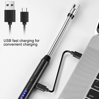 1 комплект, электрический воспламенитель, перезаряжаемый через USB, ветрозащитный светодиодный дисплей, импульсный воспламенитель с длинной ручкой для дома на открытом воздухе