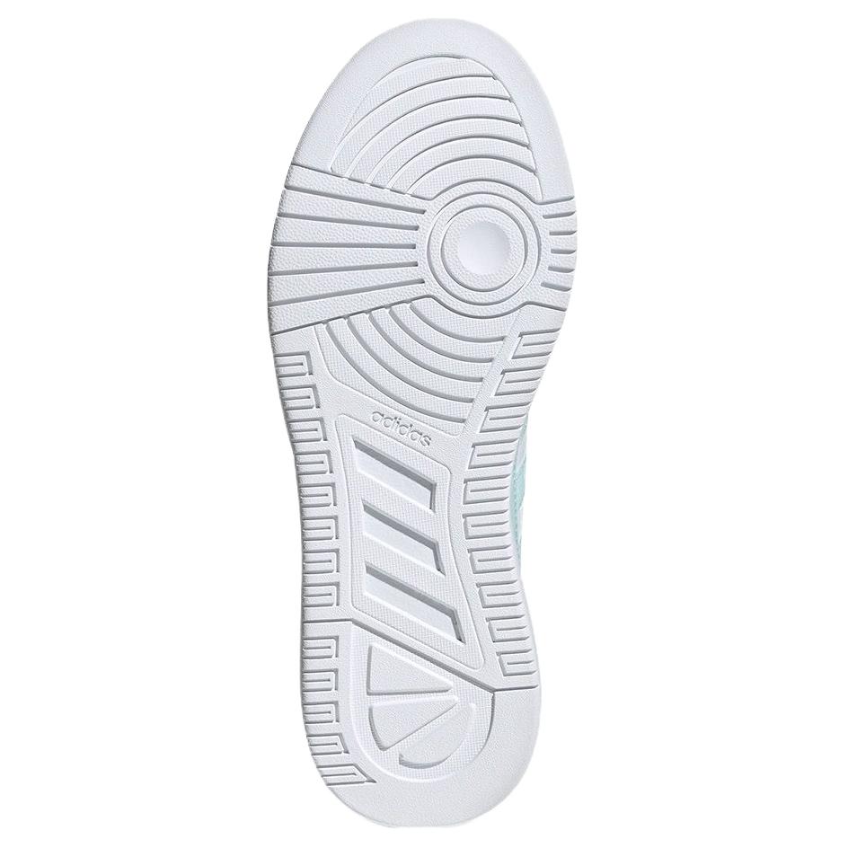Women's Sneakers Adidas LITE BALLER Breathable Moisture Wicking Low top Skateboard Shoes Women's White Cyan