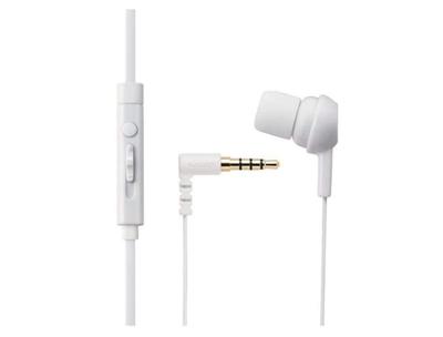 ELECOM Мононаушники C3520 Белые (с микрофоном) Внутриканальные EHP-MC3520WH