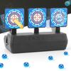 Self-Rebounding Shooting Target for Kids, Soft Bullet Water Bullet Practice Target with Automatic Reset System