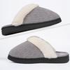 Fashion Slip On Platform Fur Slippers for Women Fashion Mix Color Furry House Cotton Slides Woman Light Non Slip Cotton Slippers Female
