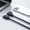 90-градусный USB Type C Зарядный кабель Провод USB 3.0 A на USB C PD60W Быстрая зарядка Для телефонов Планшетов Ноутбуков