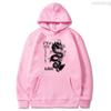 Japanese Letter Dragon Graphic Men Hoodies Manga Dragon Printed Sweatshirts Men Women Long Sleeves Casual Street Hoody