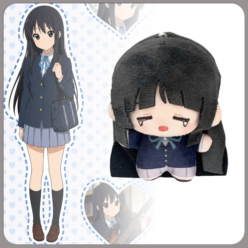 10 см K-On! Аниме Плюшевые Игрушки Милые Юи Мио Рицу Цумуги Адзуса Набивная Чиби Кукла Кавайные Игрушки Подарки на День Святого Валентина День Рождения Для Девочек