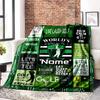 Live Laugh Golf Home Customize Your Name Blanket Comfortable Soft Lightweight Multipurpose Blanket For Picnics Sofas Offices Beds Living Rooms Perfect
