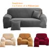Сплошной цвет чехлы на диван для гостиной эластичный полный чехол для углового дивана чехол для стула 1/2/3/4 местный с наволочкой