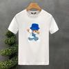 2025 Fashion New For Men's T-shirt High Quality 100% Cotton Bear Printing Summer Casual Cool Loose O-Neck T-Shirt Male Tops 2yk