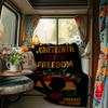 Juneteenth Faith Freedom Unity Remember Embrace Rv Blanketcustomizable With Your Namecomfortable And Stylish Perfect For Rv Travel Beds Chairs Offices
