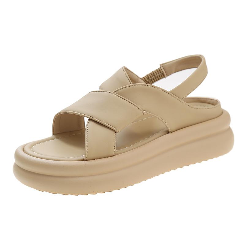 Винтажные модные женские сандалии Muffin Soft Sole Roman