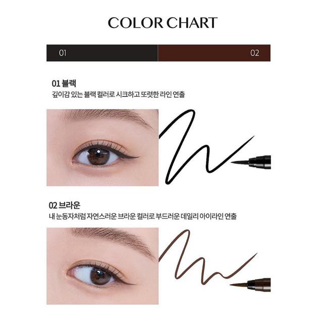 Clio SHARP SO SIMPLE ВОДОСТОЙКАЯ РУЧКА-ЛИНЕР 0,65 мл / Черный / Коричневый