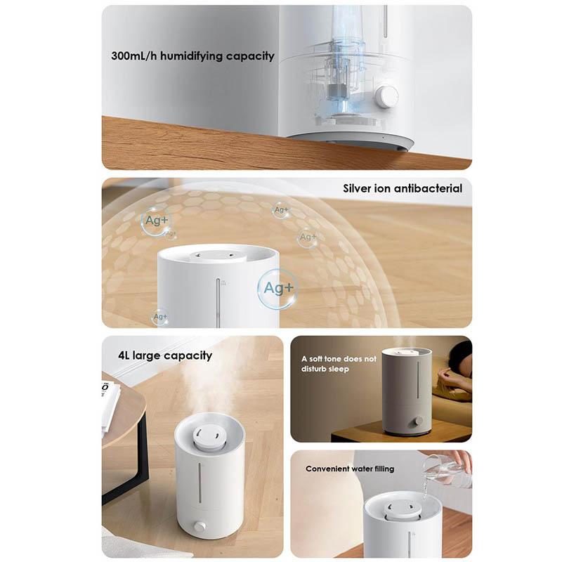 XIAOMI MIJIA Air Humidifier 4L 2 For Home Essential Oils Diffuser Bedroom Aroma Diffuser 99.9% Antibacterial Water Tank