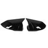 Car Side Mirror Cover 1 Pair Rearview Mirror Gloss Black Side Mirror Cover Housing Replacement for Elantra CN7 2025 To 2025