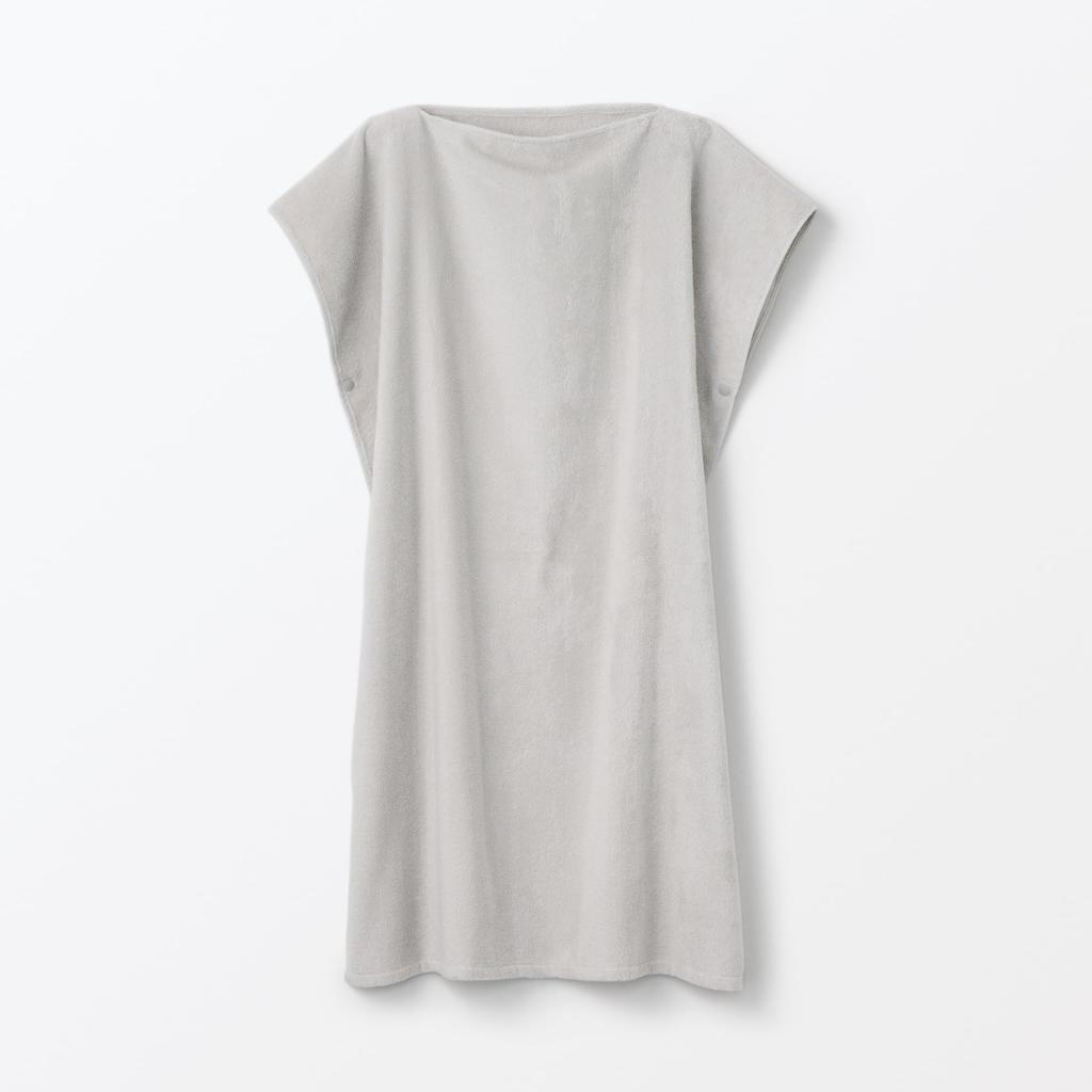 MUJI Пончо-полотенце для ванны 70 x Серый 23113281 190 см,