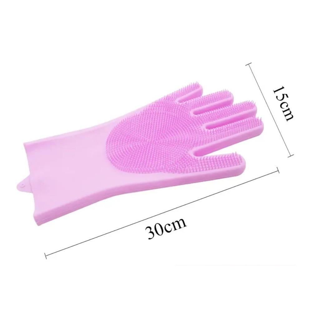 Перчатки для чистки домашних животных Перчатки для купания собак Перчатки для мытья шампунем Многофункциональная волшебная щетка для мытья посуды Силиконовое средство для удаления шерсти