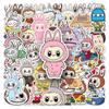 50 Labubu Graffiti Stickers: Cute Cartoon Decorations for Phone Cases and Water Cups