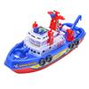 Children'S Toy Simulation Electric Rescue Fire Boat Fast Boat Shower Toy With Sound Light Water Spray Swimming Pool Gift
