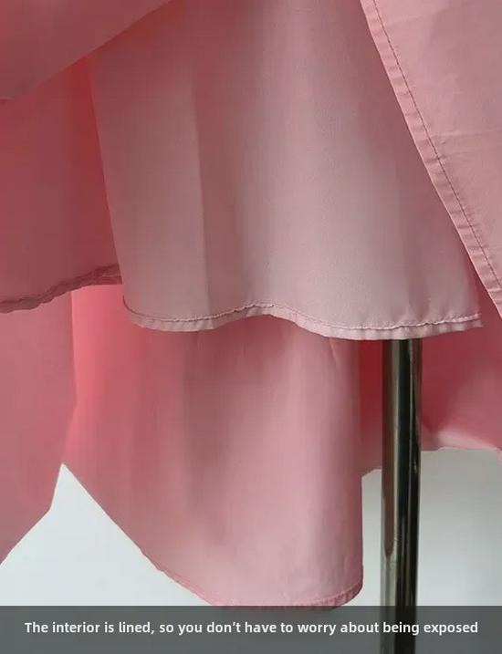 Юбка Luxi Pink с завышенной талией, средней длины, с плиссе, для женщин - Милый и элегантный дизайн