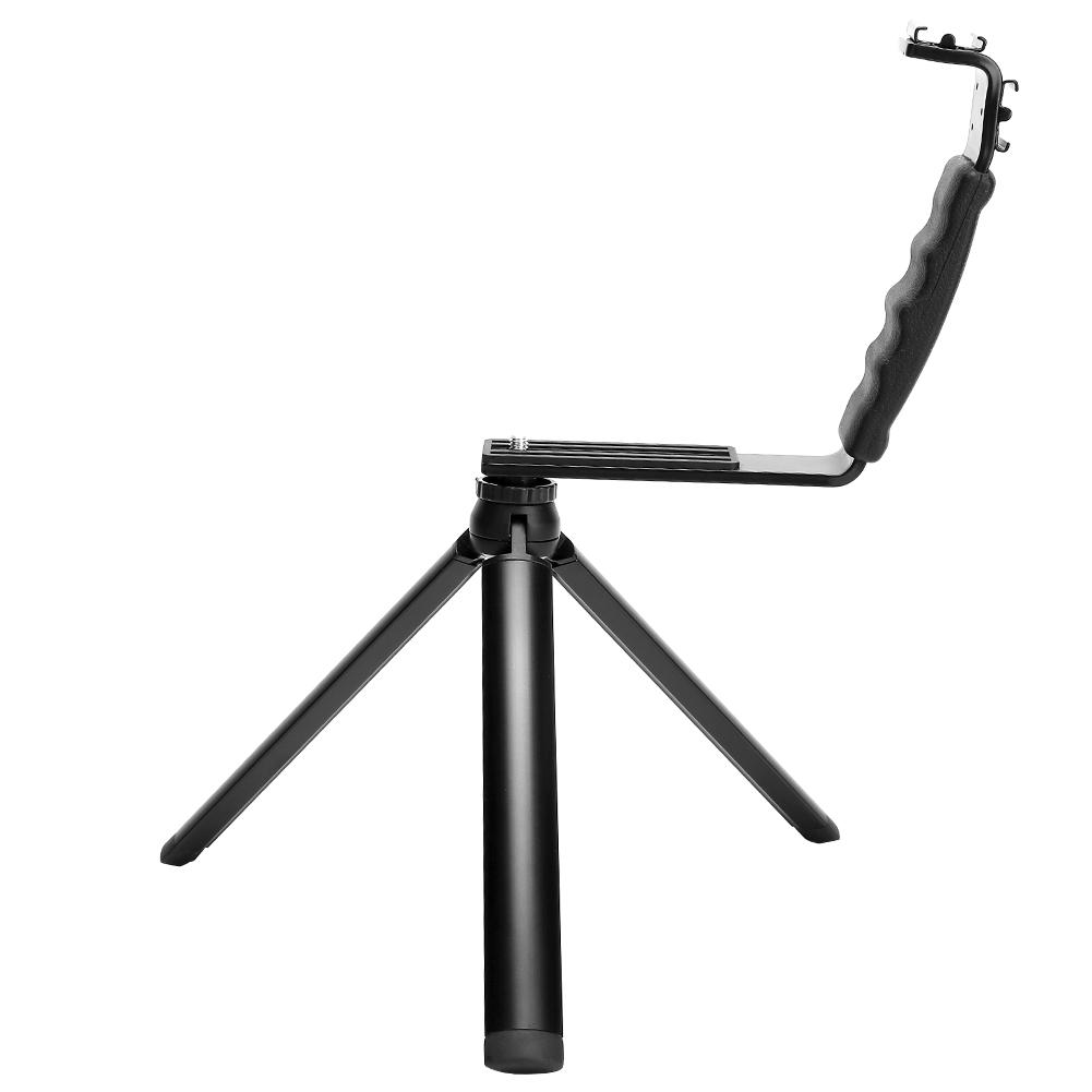 Tripod L Handle Bracket Fit for DJI OM 4 Osmo Mobile 2 3 Handheld Stabilizer Accessory