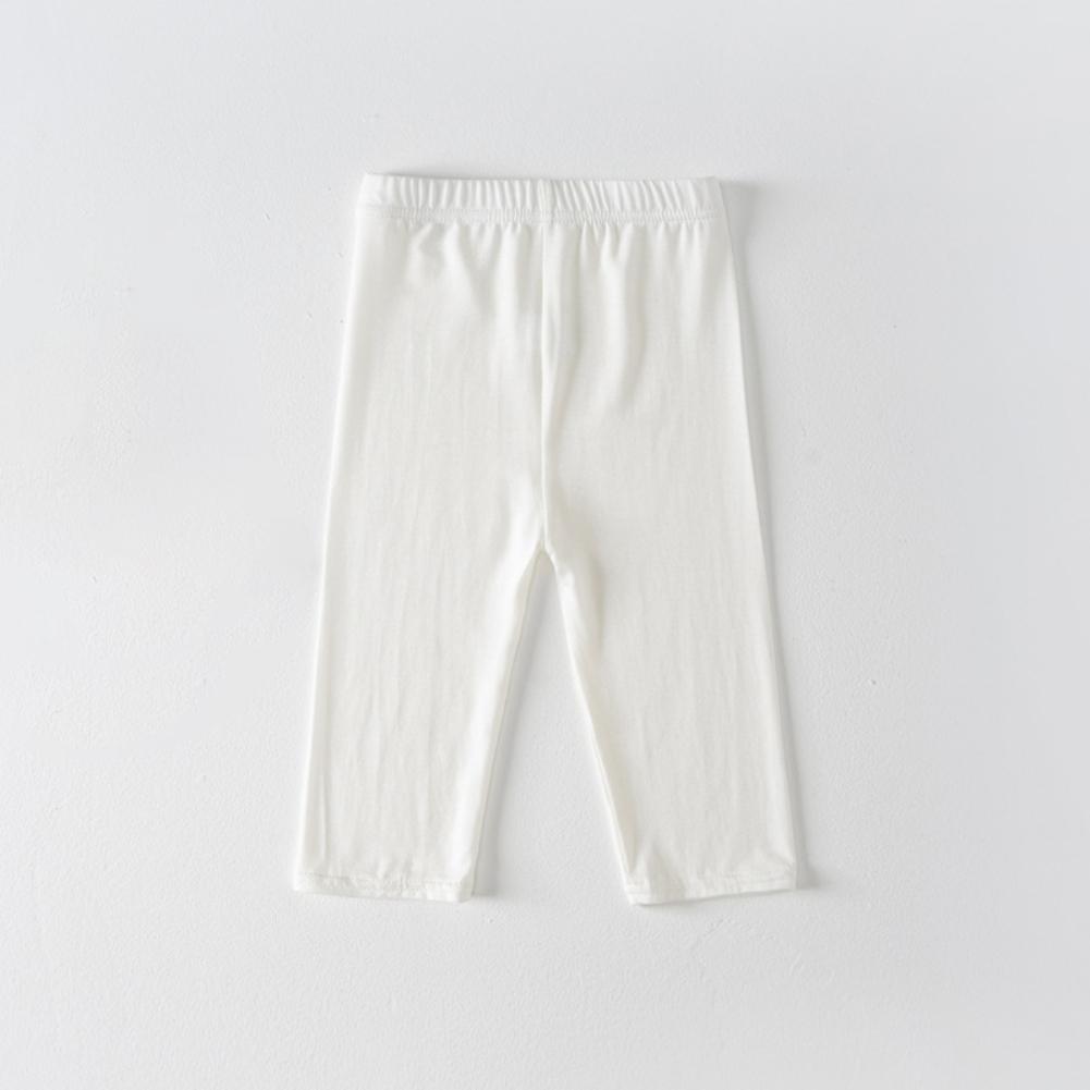 Защитные штаны для девочек, однотонные эластичные детские шорты