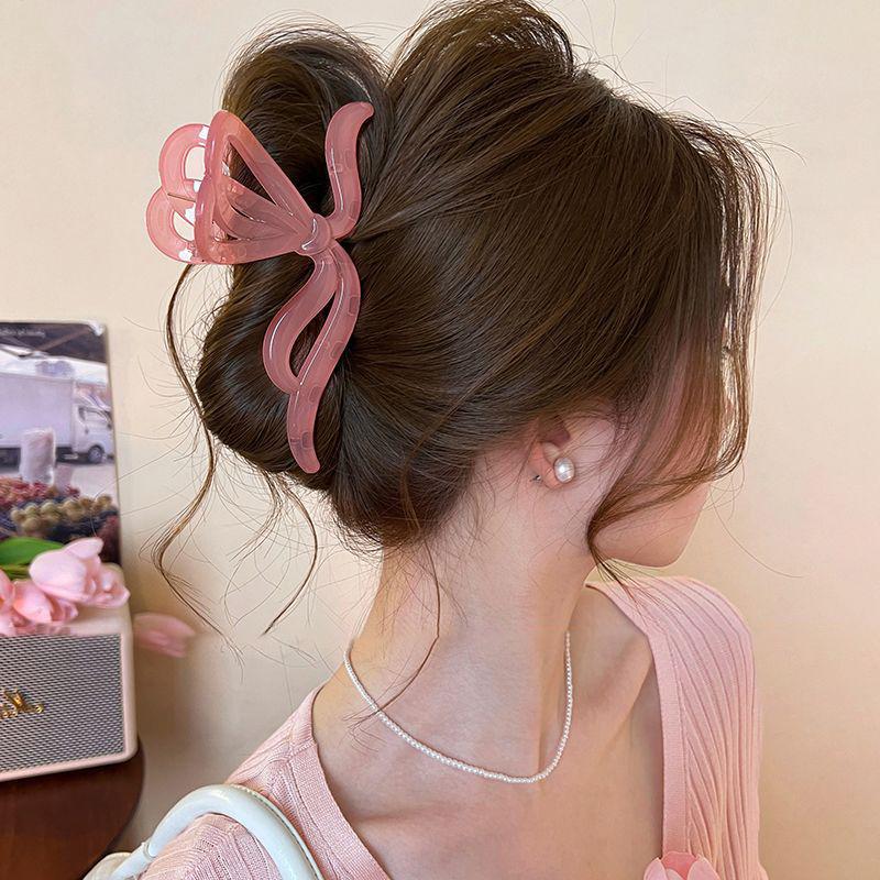 Полые заколки для волос, держатель для хвостика для девочки, заколки для волос, зажим-акула, элегантные повседневные аксессуары для волос, головной убор