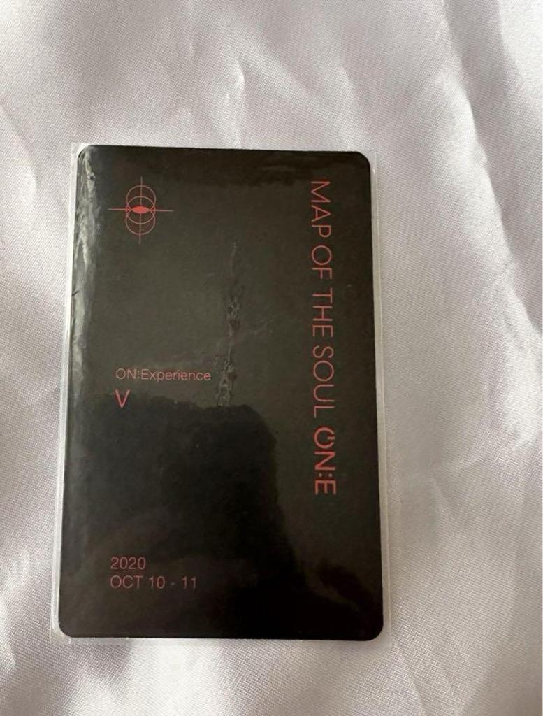 [USED] Kim Taehyung Taehyung V Trading Card BTS Official ON:E Jungkook