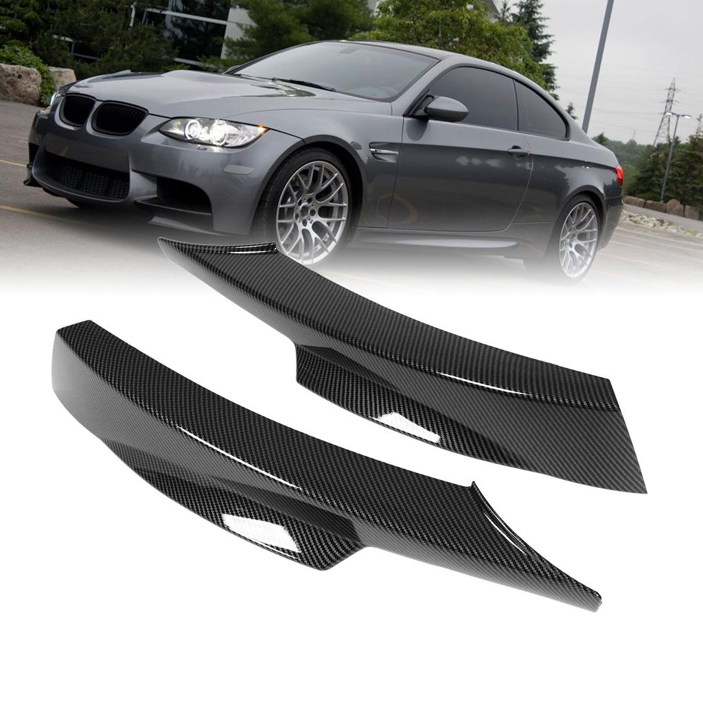 Front Bumper Lips Bumper Corner Spoiler Splitters Lower Bumper  or for E90 M Sport LCI Sedan 2009‑2012