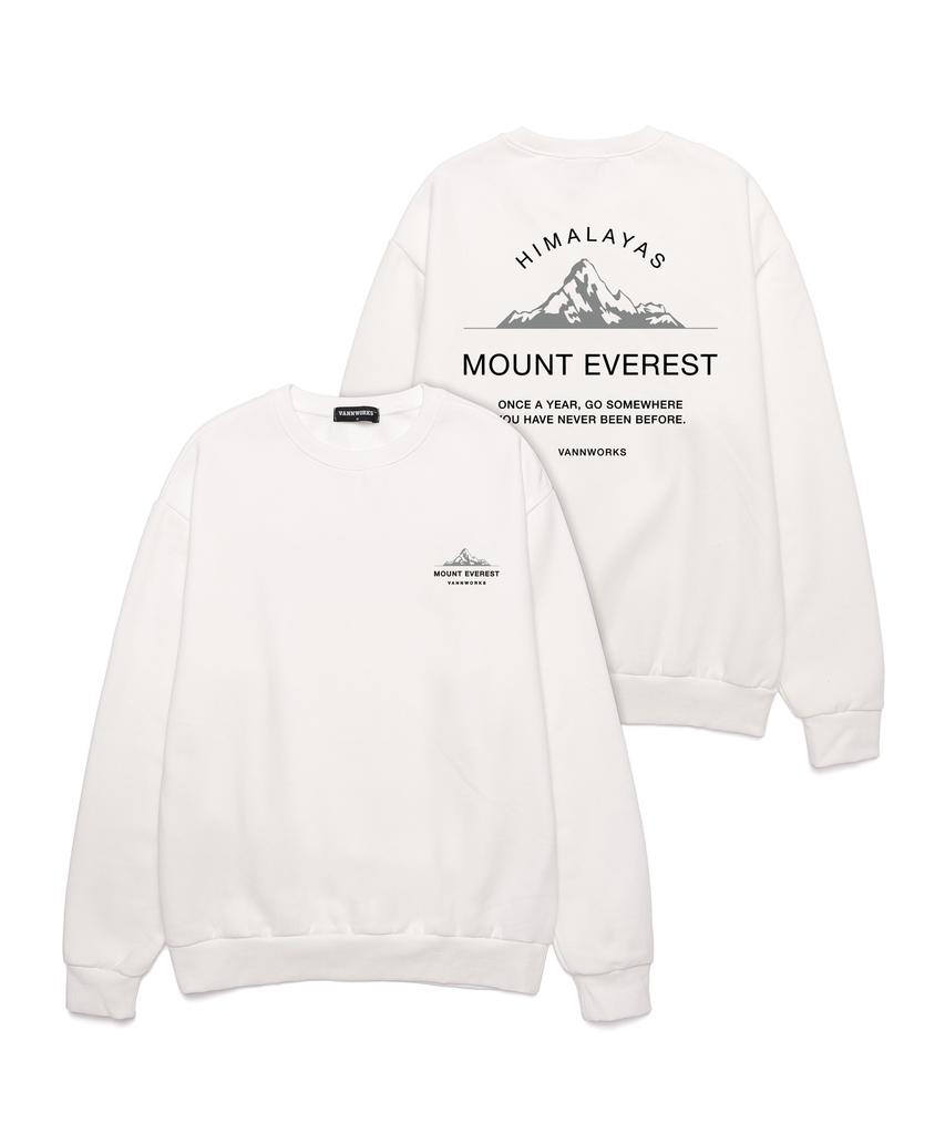 VANNWORKS Everest Oversized Sweatshirt (Vls0004) White (B Type)