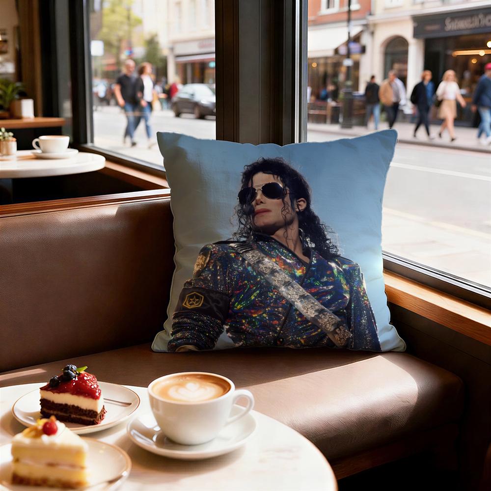 Artist Michael Jackson Cushion Cover Decorative Cushion Cushions Covers Cover Sofa 50X50 Pillow 4 Piece 45X45 40X40 Pillowcase