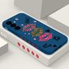 Модный чехол с узором "Целующиеся губы" для Samsung Galaxy S26 S25 Ultra S24 S23 S22 Plus S21 FE A15 A16 A17 A35 A36 A54 A55 A56 5G Мягкий чехол