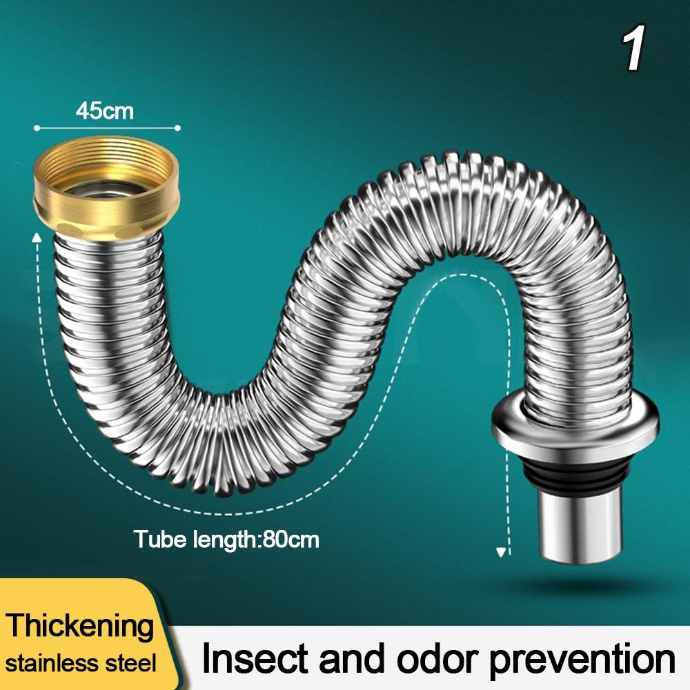 Water Hose Kitchen Sink Drain Pipe Anti-odor Drain Tubing Pipe Durable Sewer Drainer  Universal
