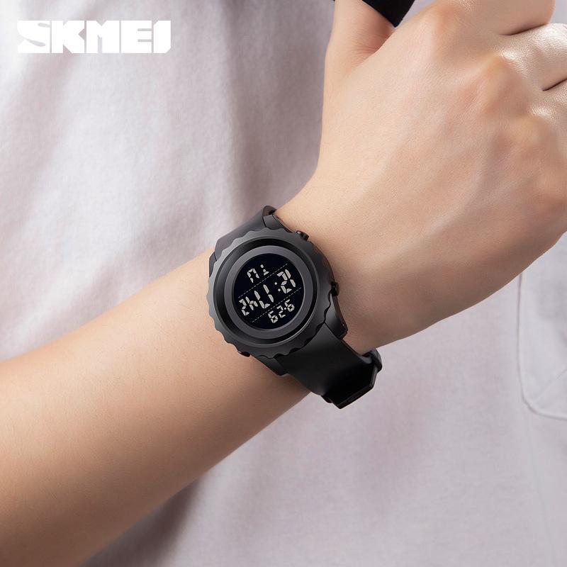 Skmei Moment Beauty Многофункциональные спортивные мужские часы для измерения температуры тела, водонепроницаемые студенческие спортивные электронные часы для измерения температуры окружающей среды