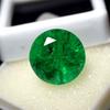 Natural Green Emerald Loose Gemstone 9.30 ct Round Cut for Jewelry Making and Gem Collections