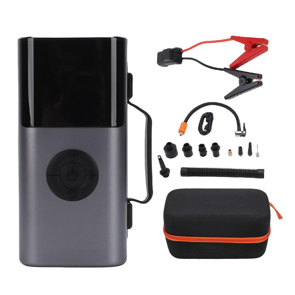 Автомобильный пусковое устройство воздушный компрессор 12В 10000 мАч со светодиодной подсветкой портативный насос для накачивания шин для легковых автомобилей мотоциклов