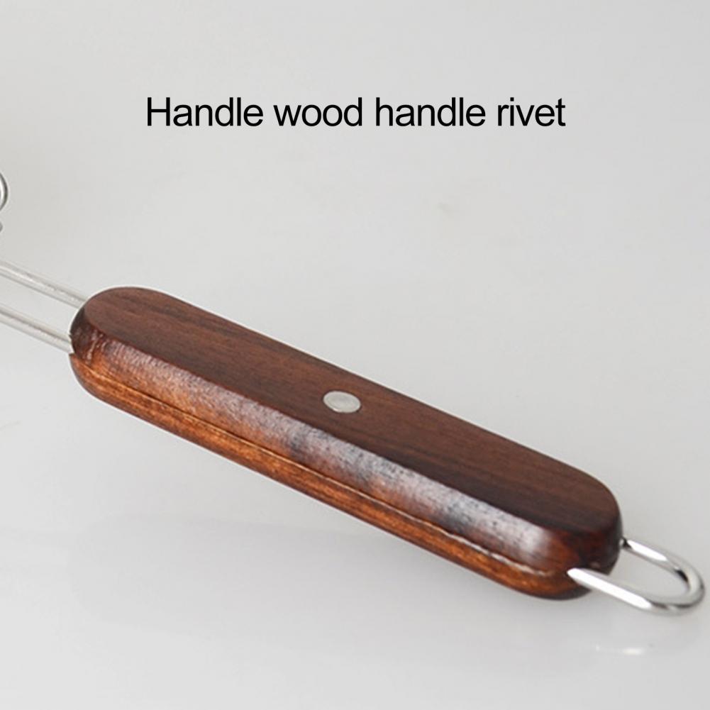 Фильтры для кофе с деревянной ручкой Сетка для жарки кофе из нержавеющей стали Сетка для жарки жареных зерен Домашняя жаровня для кофе на открытом огне Печь для выпечки зерен