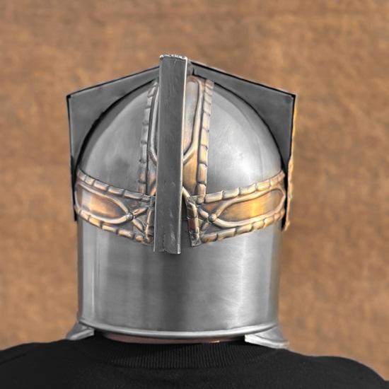 Шлем гнома из стали Мория Идеальный рождественский подарок для косплея, ролевых игр, коллекционеров Потрясающая реквизитная реплика
