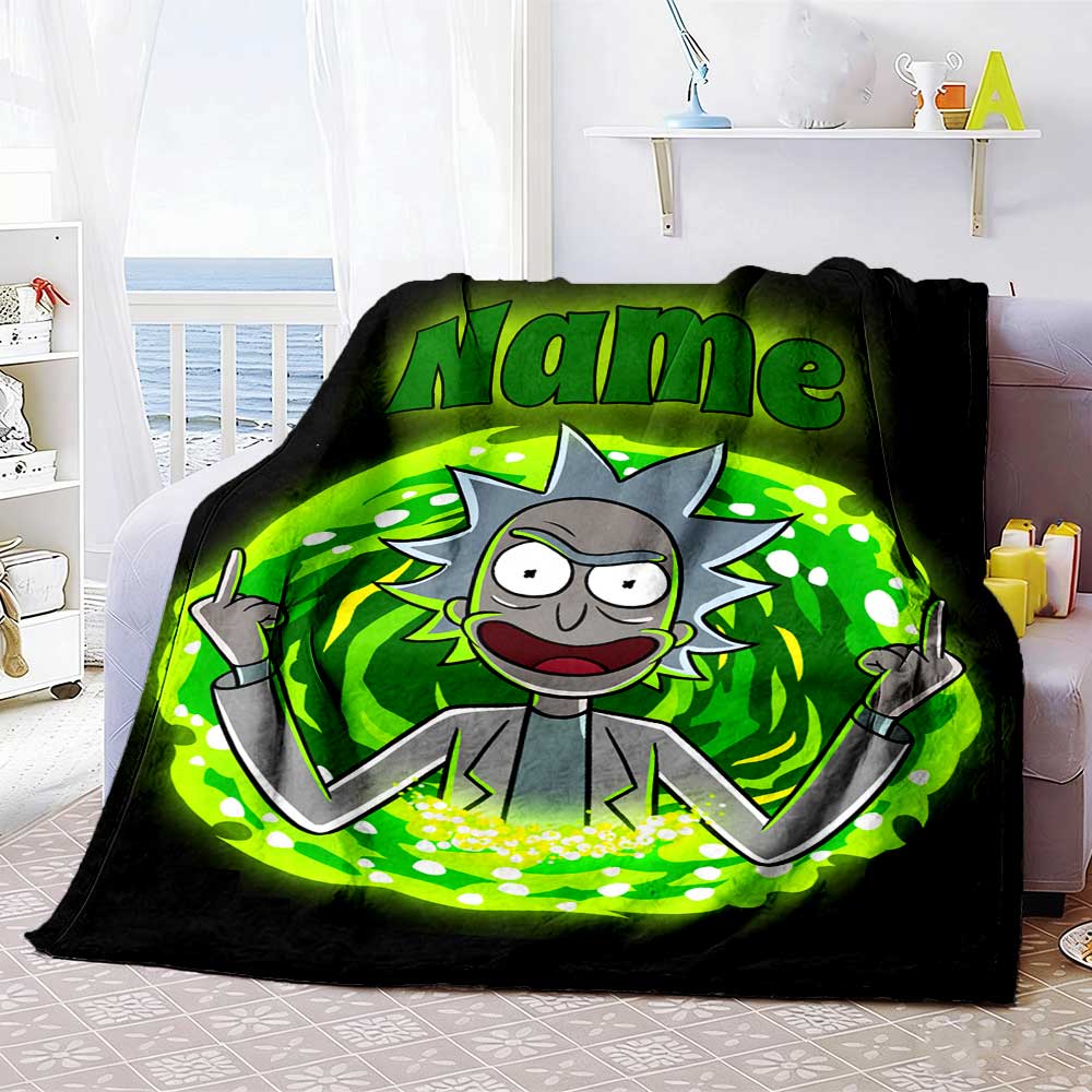 Warner (5) Customize Your Name Blanket Throw Personalized Blanket Ultra-Soft Throw For Sofa Bed Livingroom Chair All-Season Use