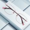 HBK Luxury Metal Optical Frames Unisex Trendy Blue Blocking Glasses Fashionable High Quality Can Be Used Myopia Glasses Model
