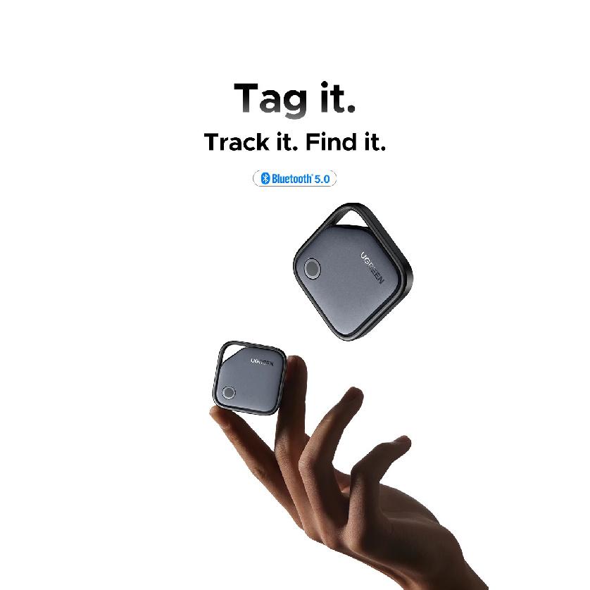 UGREEN Умный Bluetooth-трекер, Искатель ключей, Локатор предметов SmartTag, Батарея до 2 лет, Поиск телефона Для Apple Find My (только iOS)