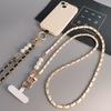 Pearl Mobile Phone Lanyard Pickup Chain Phone Strap Universal Phone Crossbody Chain  Phone Case