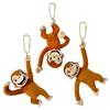 Curious George Hanging Plush Mascot, Vol. 9, Approx. 17cm, with Toy Diamond (Set B)