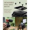 TILTA Vintage Camera Cage for Canon PowerShot V1 Base Kit - Black Microphone Windscreen Top Plate Mounting Baseplate with Wooden
