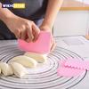 3Pcs/Set Cream Scraper Irregular Teeth Edge Spatulas Dough Cake Baking Scraper Fondant Cake Slicer Pastry Cutter Tool DIY Decorating