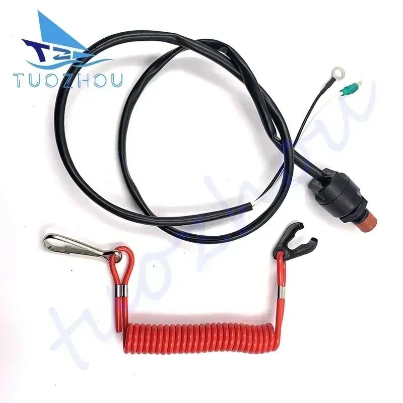 66T-82575-01 Kill Stop Switch 2 Stroke 15HP 30HP 40HP For Yamaha Outboard Motor Boat Accessories Marine