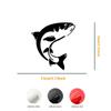 1PC Sturgeon Car Stickers Fishing Box Suitcase Refrigerator Wall Stickers Laptop Toilet Stickers
