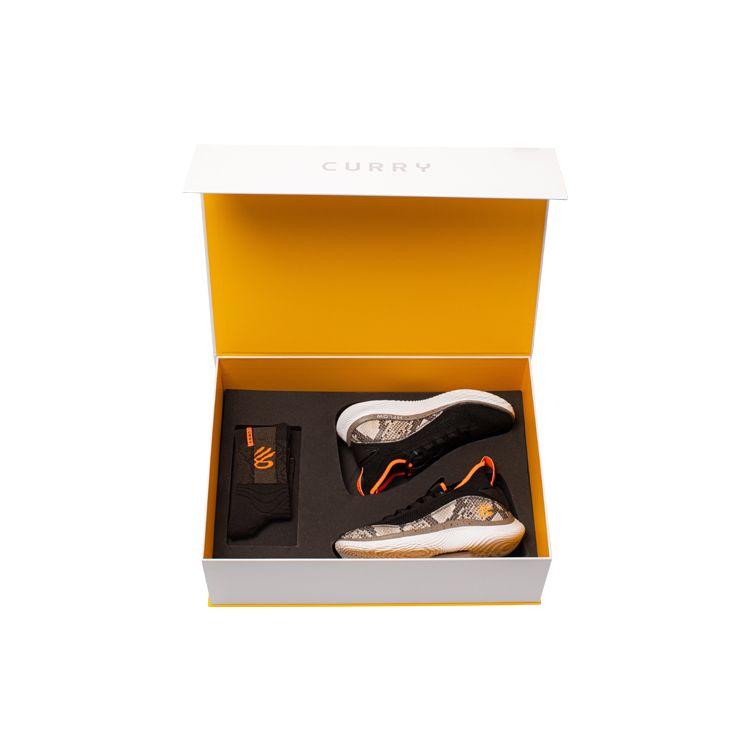 Under Armour Баскетбольные кроссовки Curry 8 Strike & Flow Мужские кроссовки Черный Коричневый 3024429-005(S-BOX)