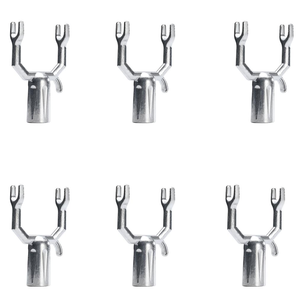 Набор из 6 алюминиевых колышков для деревьев, держатель для растений, подходит для поддержки растений и стабилизации ветвей в садах и фруктовых садах