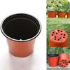 10 шт. Садовые принадлежности Мини Мягкие Пластиковые Терракотовые Детские Горшки Круглые Вазы Для Цветов Поддоны Для Растений