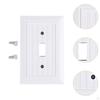 Набор из 3 накладок на электрические розетки, легко устанавливаемые крышки