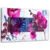 Canvas Print, Geometric Abstraction with Orchid